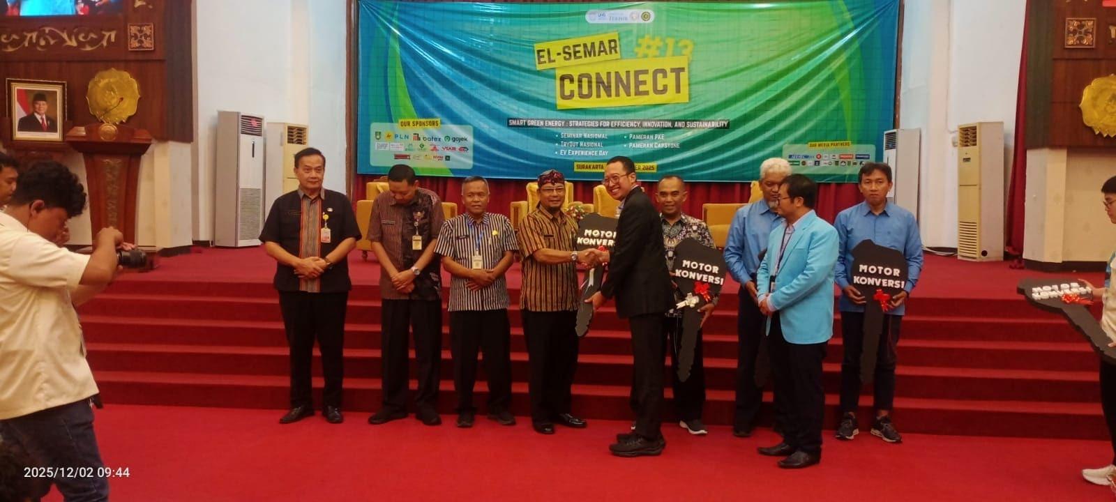 SMK N 2 Karanganyar Terima Hibah Motor Listrik dari UNS–PLN untuk Perkuat Literasi Energi Bersih